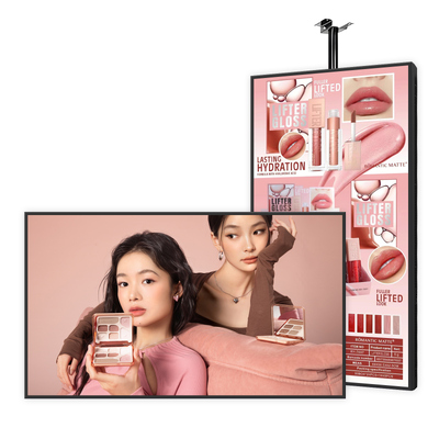 کیفیت تابلوی دیجیتال LCD فوق نازک E6 با پایه دیواری 28.5 میلی‌متری 43 اینچی کارخانه