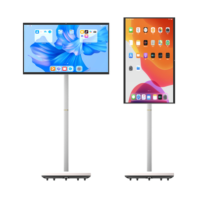 Quality 24" Portable Smart TV Touch Screen Android 12 Mobile Stand 10 Point Touch factory