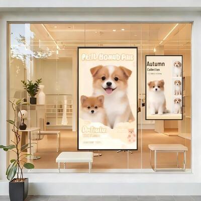Quality Indoor 4K Lcd Digital Window Displays Android Shop Advertising Screen factory