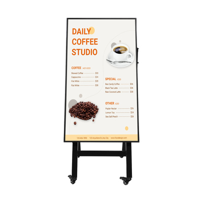 Qualität 43 - 86 Zoll LCD digitale Menütafeln für Cafés und Restaurants CMS Fabrik