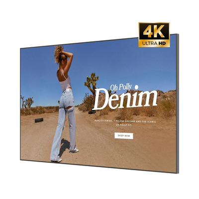 Quality Ultra Thin Android Smart 4K LCD Digital Signage Display 43 - 86 Inch factory
