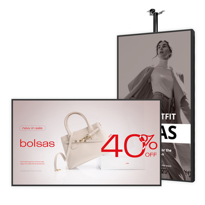 Quality Wall Mounted Digital Signage Displays HD Commercial Advertising Screen factory