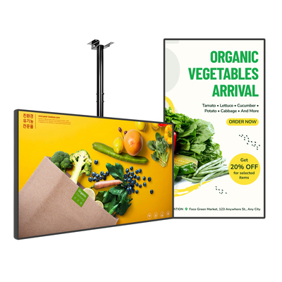 Quality 32" LCD Commercial Digital Signage Displays Android 9.0 OS Wall Mounted factory