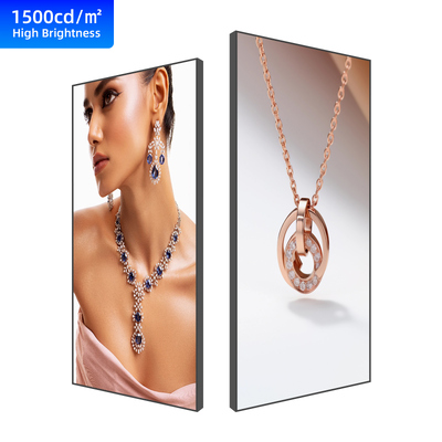 Quality High Brightness Digital Display Screen 1500cd/m2 for Jewelry Display factory