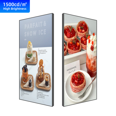 Quality Ultra HD Menu Dynamic Android Digital Signage Board 43" For Restaurants / Cafes factory