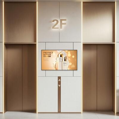 Quality 32" Elevator Wall Mount Digital Signage Display Smart Explosion Proof factory