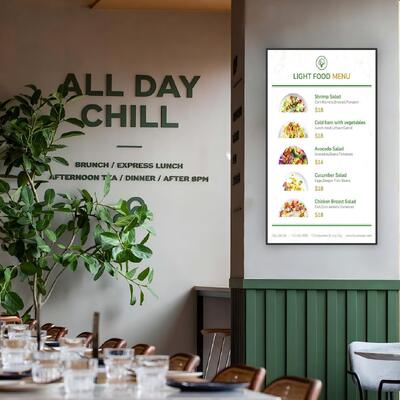 Quality 43 50 Inch Wall Mounted LCD Digital Signage Display Digital Menu Board factory
