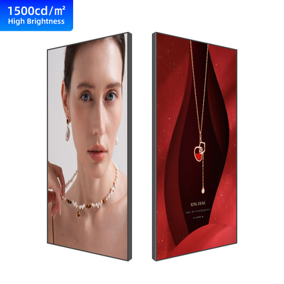 คุณภาพ จอแสดงผล LCD ความสว่างสูง 4K UHD 1500 Nits สำหรับหน้าร้าน โรงงาน