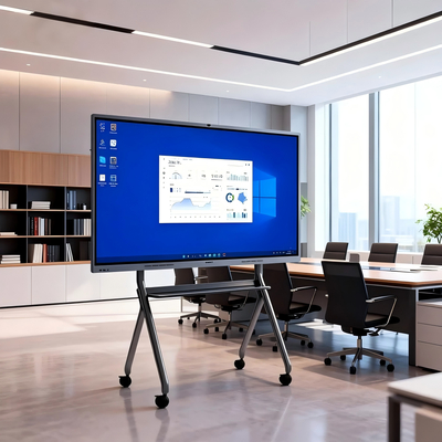 Quality 86" Interactive Smart Board Touch Screen Flat Panel Display Android 14 factory