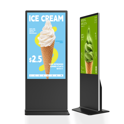 Quality Indoor Android Lcd Advertising Digital Signage Totem Floor Standing 55 Inch factory