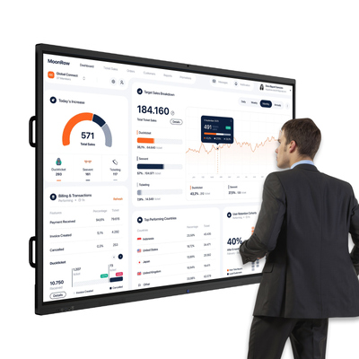 Quality IR Touch Screen Smart Board Interactive Whiteboard 55" 65" 75" 86" 98" 110" factory