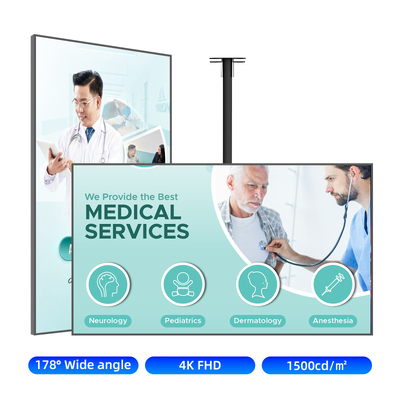 Quality LCD Advertising Digital Signage Displays Wall Mounted 65 Inch factory