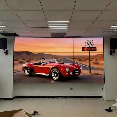 Quality 55 Inch 3.5mm Indoor 2x2 3x3 Lcd Splicing Video Wall Screen factory