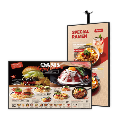 Quality Android Digital Signage Player Electronic Menu Board for Milk Tea Store Retail factory