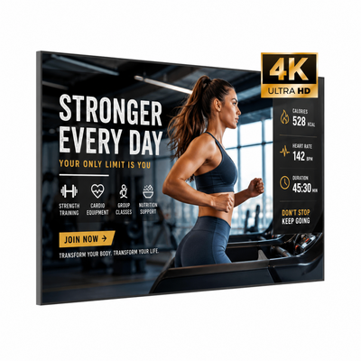 Quality 43inch 4K UHD Digital Signage LCD Screen for Mall Hotel Commercial Display factory