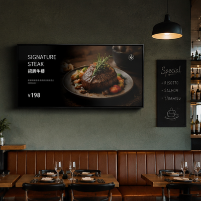Quality 32'' - 65'' Ultra Narrow LCD Screen Advertising Player Digital Signage Wall Mounted factory