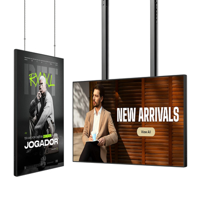 Quality Single Sided High Brightness LCD Window Display 43″ 86″ 1500cd/m2 -Q6 Model Series factory