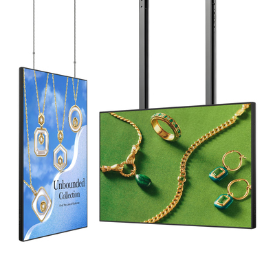 Quality 55'' Hanging LCD High Brightness Window Advertising Display -Q6 Model Series
 factory