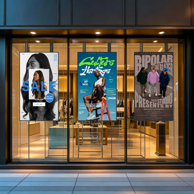 Quality 4k UHD 55 Inch 2500 Nits High Brightness Digital Window Displays factory