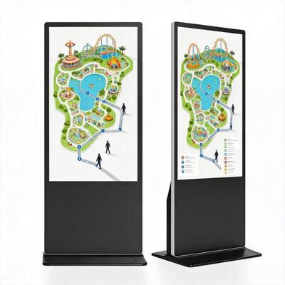 Qualité Kiosque de navigation pour parc d'attractions intérieur – Affichage de guide sur pied usine
