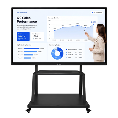 品質 プロフェッショナル 4K LCD インタラクティブタッチスクリーン スマートボード 工場