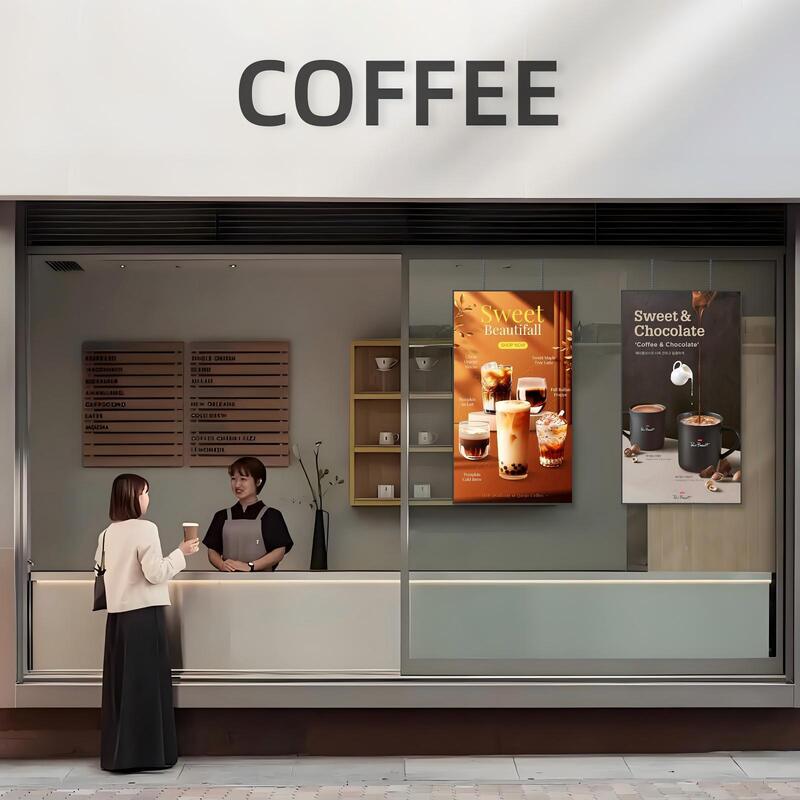Retail Digital Window Displays High Brightness 1500nits for Shop Windows