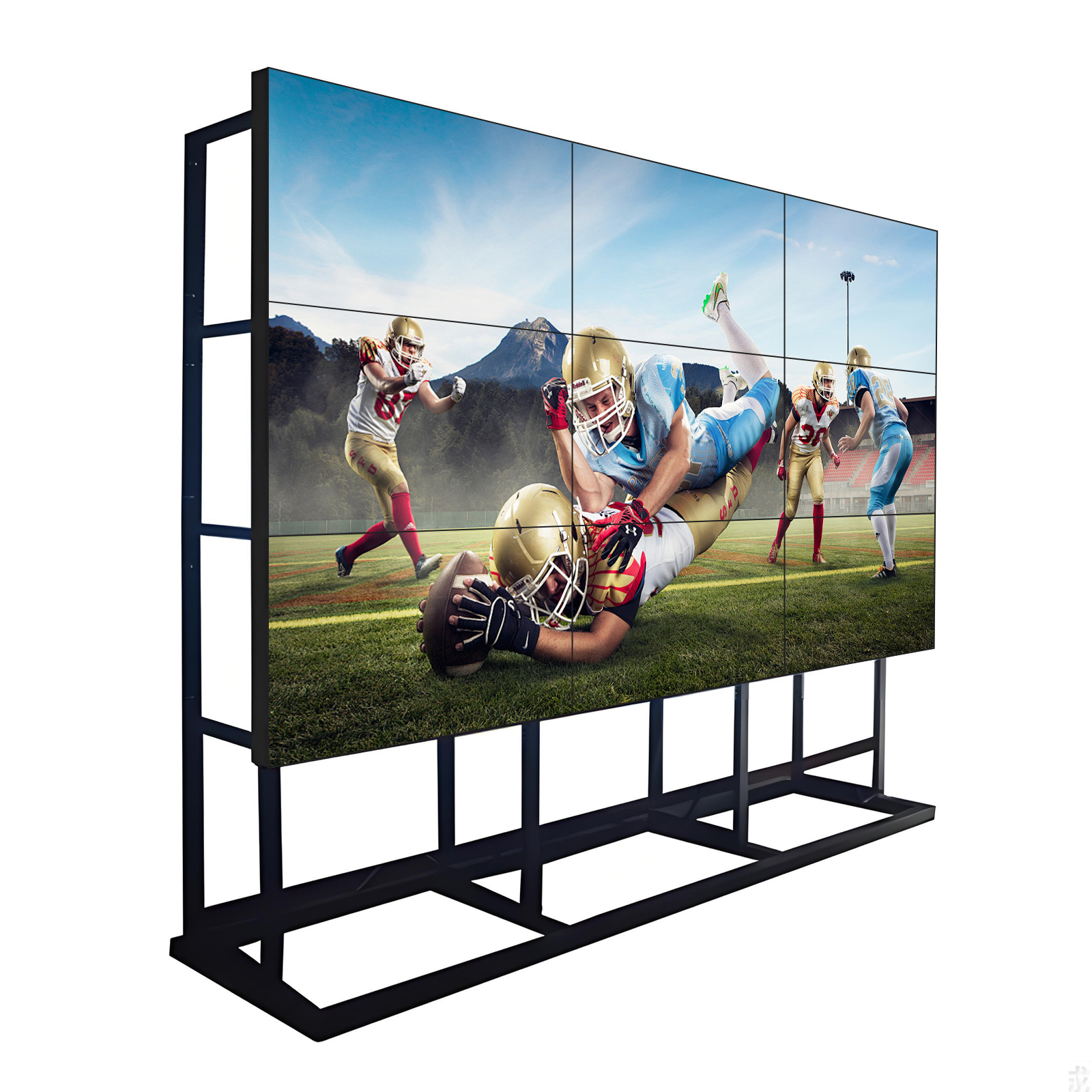 55 Inch Full HD 1.8mm Ultra-Narrow Bezel LCD Video Wall Panel for ...