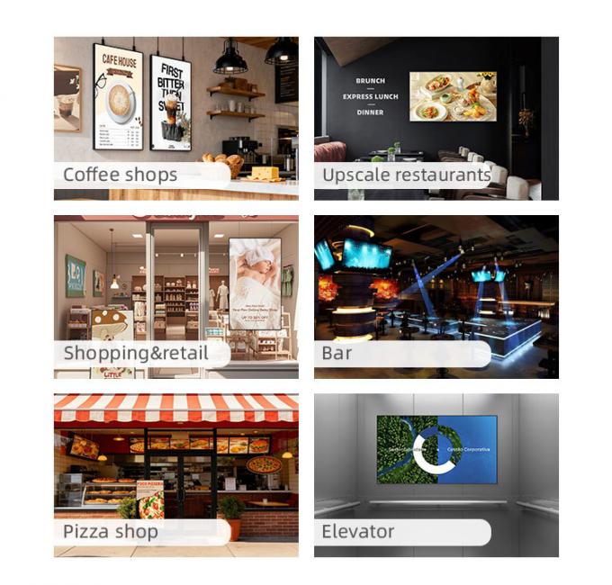 Store Animation Signage ODM OEM Custom Digital Signage Displays for Retail Stores with Flexible ...